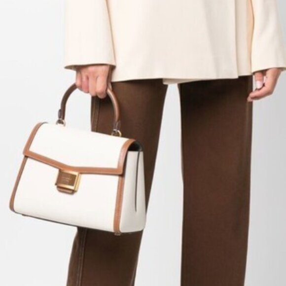 Kate Spade Katy Medium Top-handle Colorblock White Bag  Leather Crossbody - Picture 6 of 15